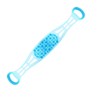 Двостороння силіконова мочалка-масажер для тіла двостороння мочалка-масажер dual sided back scrubber