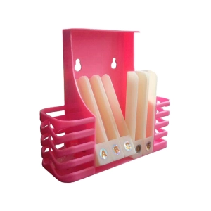 Підставка для зубних щіток і пасти на присосках органайзер на присосках для ванної