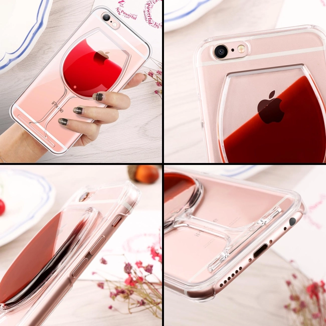 чехол с бокалом вина для iphone