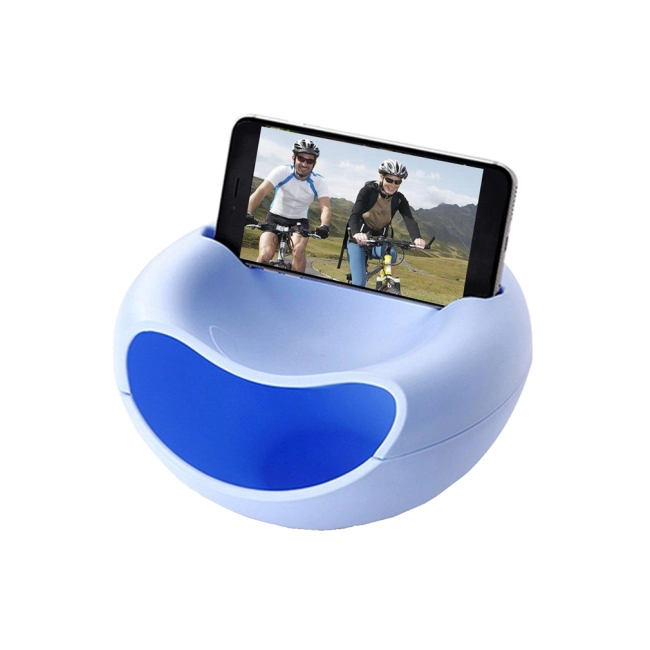 тарелка для семечек снеков и орехов с подставкой под телефон