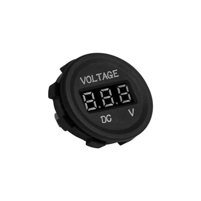 врізний вольтметр автомобільний