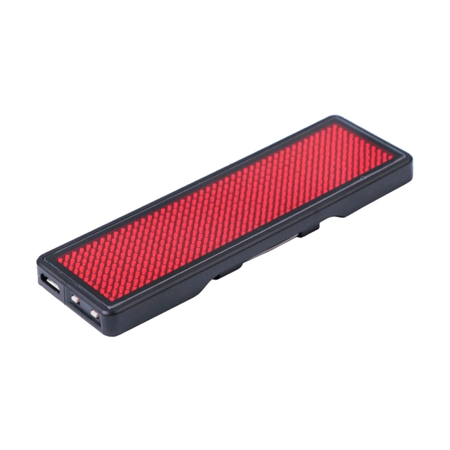 бейдж з світлодіодним рядком