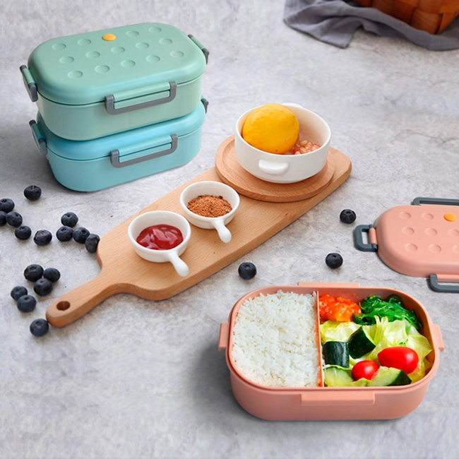 контейнер для еды с разделителями герметичный