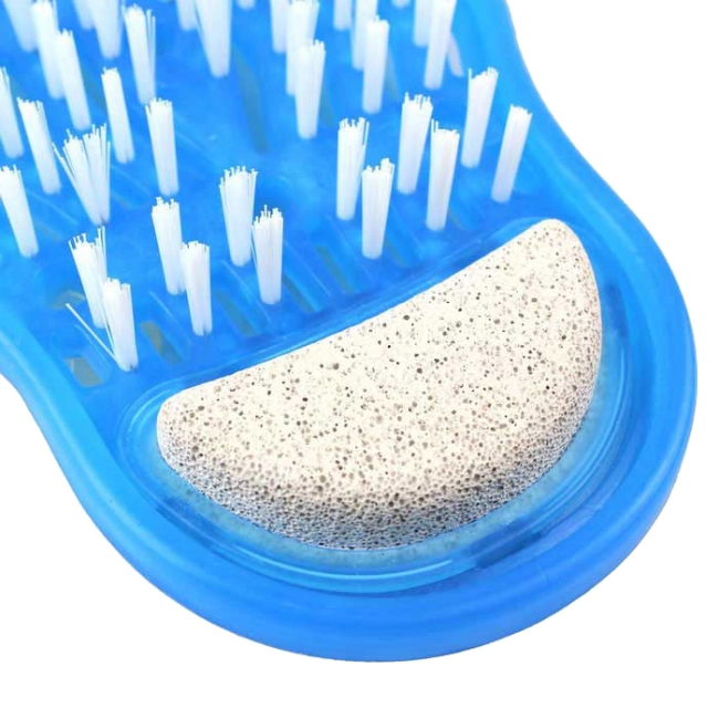 щітка для миття ніг у вигляді тапочок