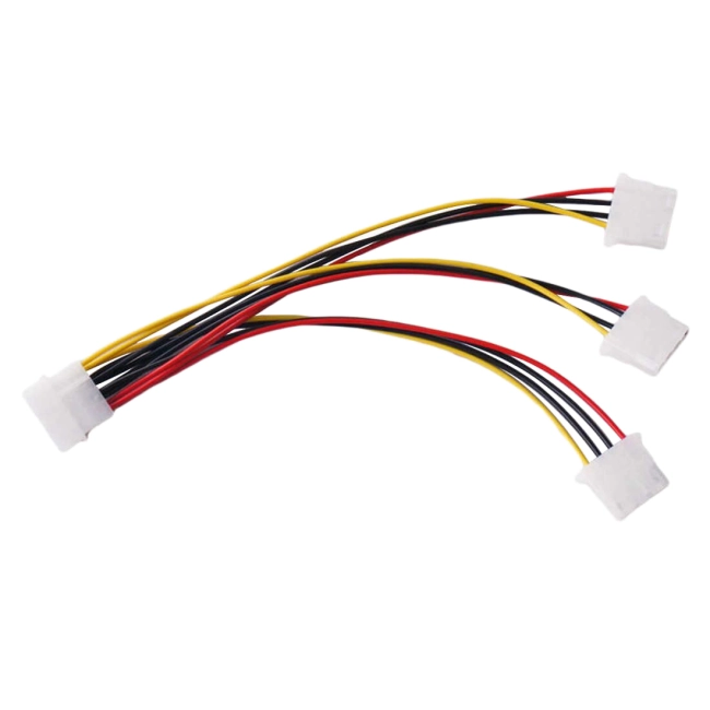 4Pin Molex штекер 3 порти