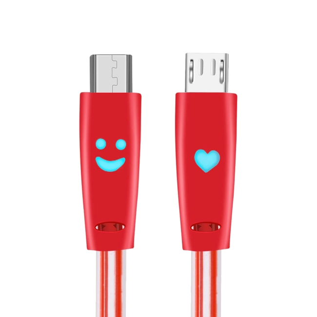 светящийся micro usb провод