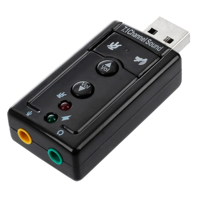зовнішня usb аудіокарта 7.1 Palmexx