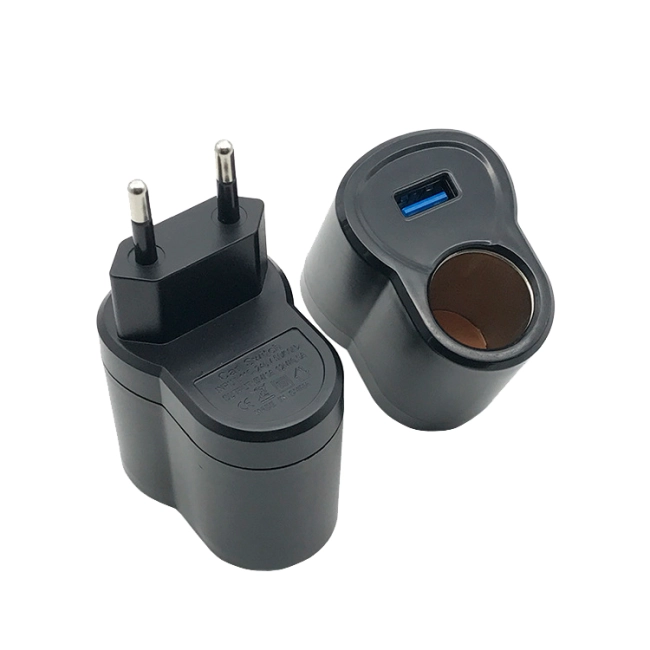 адаптер 220В на 12В і USB