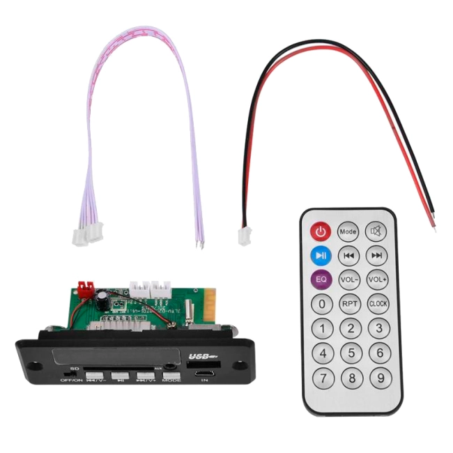 автомобильный Fm декодер с пультом