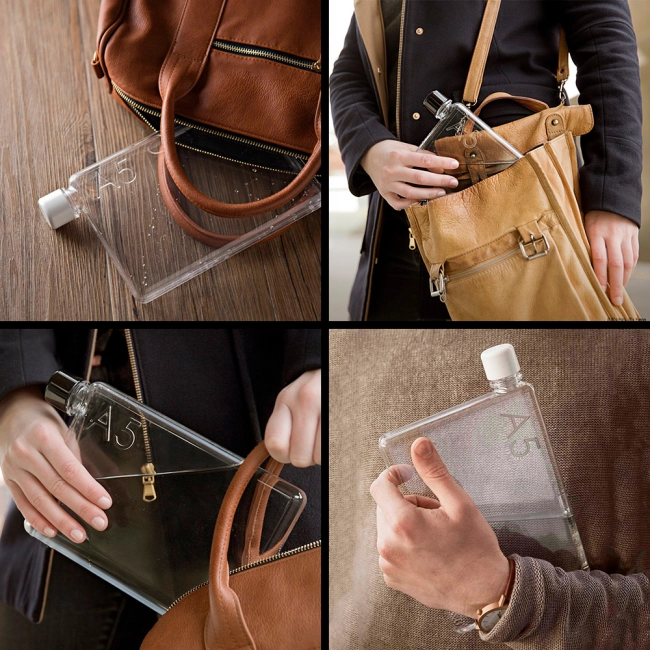 прямоугольная бутылка для воды