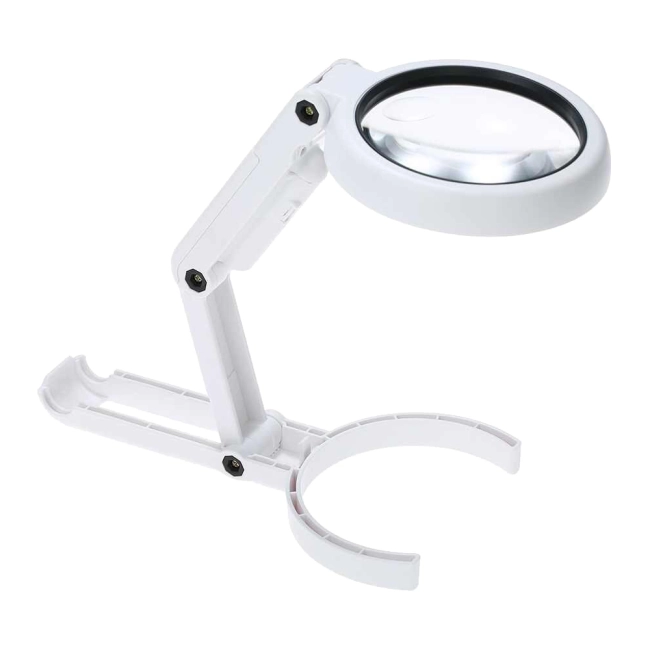 складна лупа з підсвічуванням