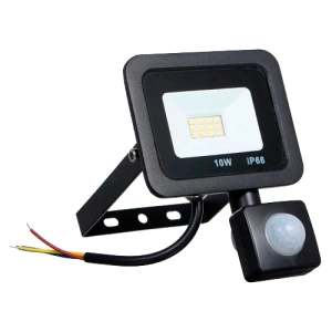 Світлодіодний прожектор 10вт з датчиком руху вуличний світлодіодний прожектор 10вт