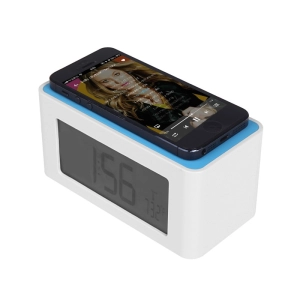 Безпровідний підсилювач звуку для андроїд і iOS пристроїв з годинником підсилювач звуку для айфона