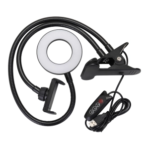 Гибкий держатель для телефона с led подсветкой держатель для телефона с лампой