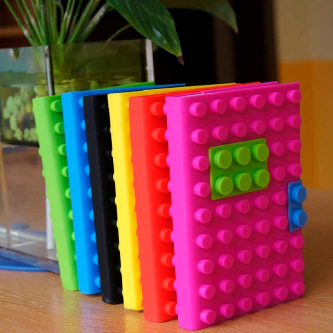 блокнот с обложкой лего