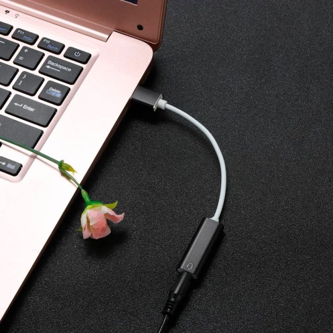 USB AUX перехідник для навушників
