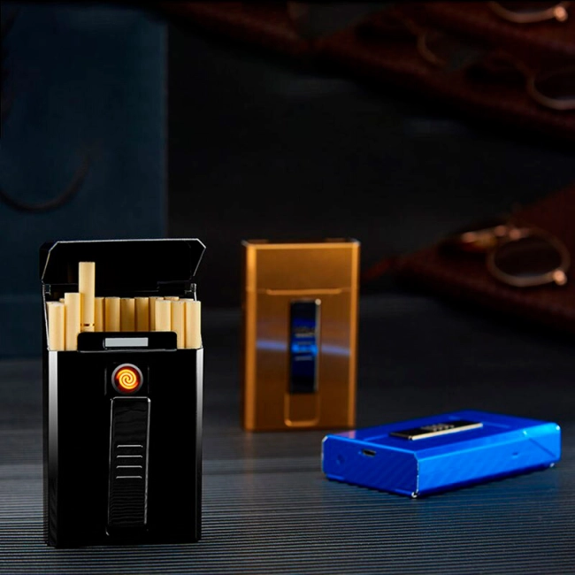 портсигар із запальничкою usb