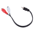 кабель 2 rca до 3.5 мм