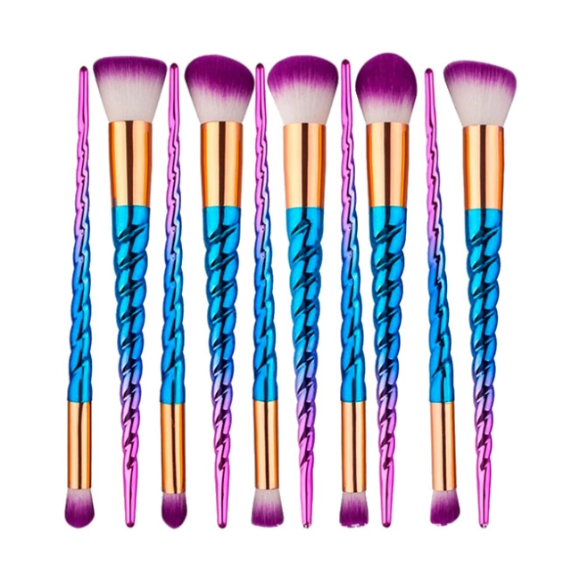 кисті для макіяжу 10 шт