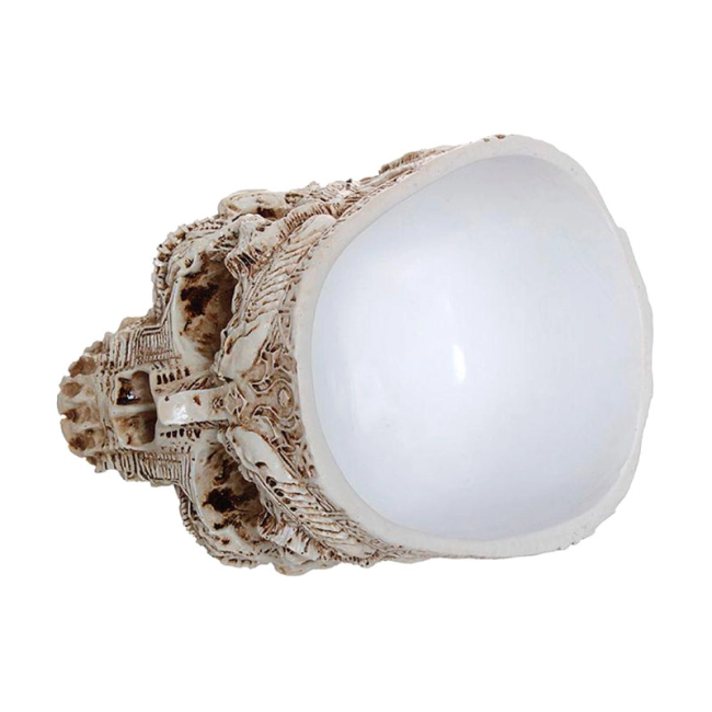 кашпо череп