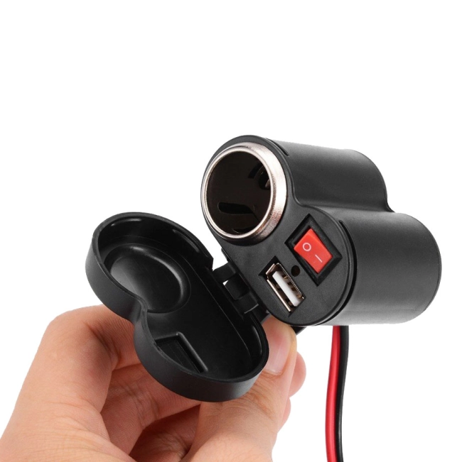 прикурювач для мотоцикла з usb