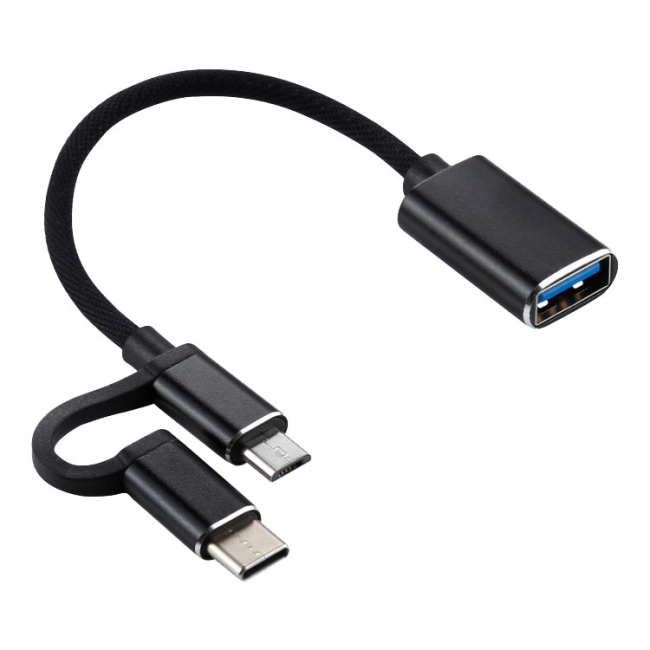 кабель otg micro-usb usb-c