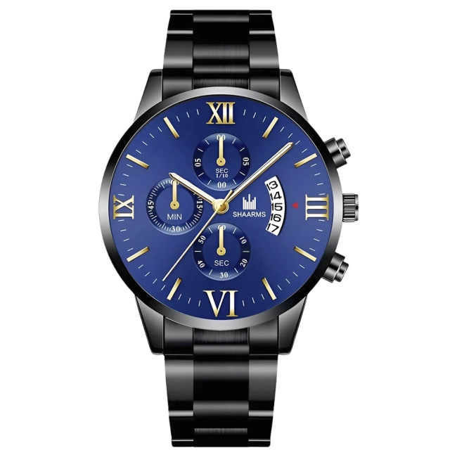 годинник з плетеним металевим ремінцем