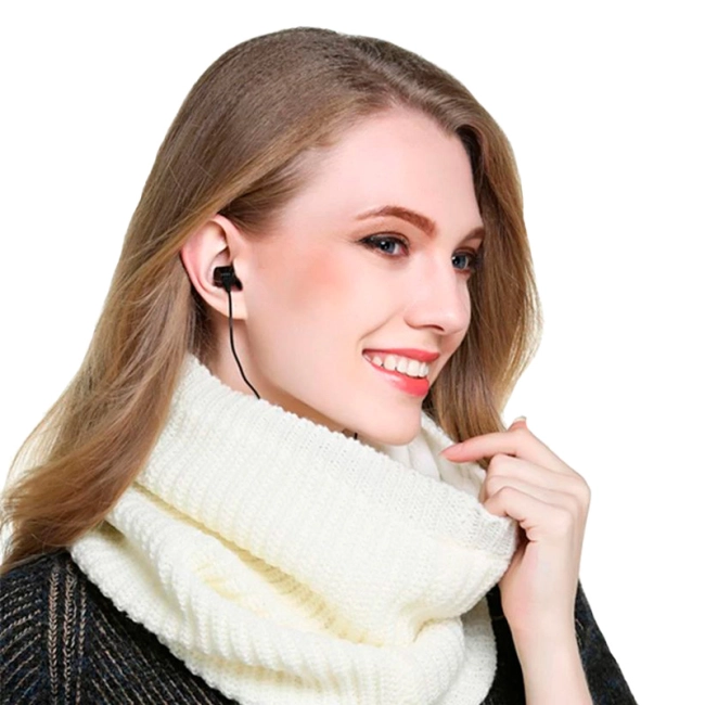 шарф с гарнитурой