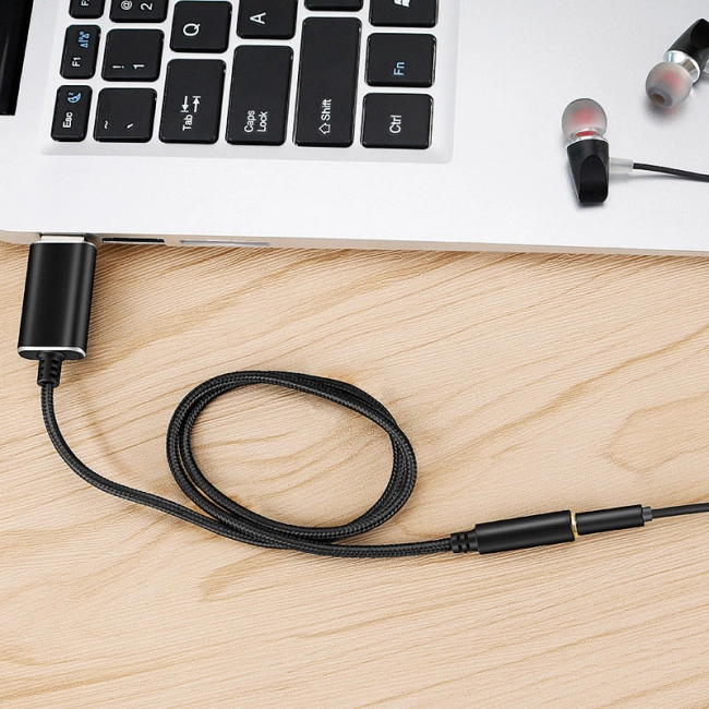 usb звуковой адаптер на 3.5 мм