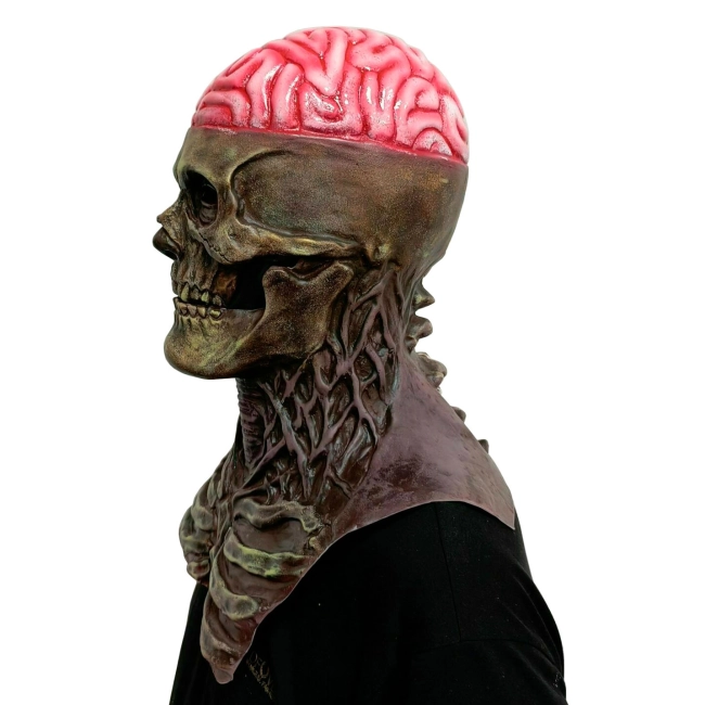 маска череп с подвижной челюстью