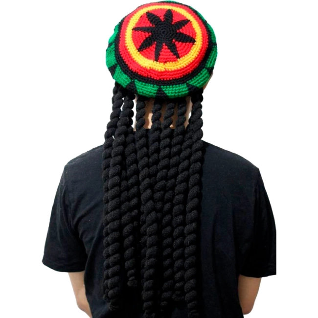 шапка боб марлі з дредами