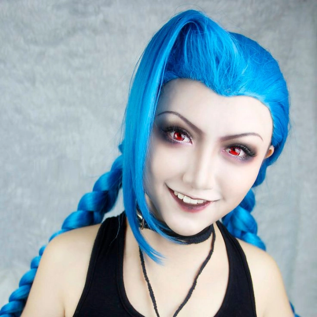 перука для косплея джинкс