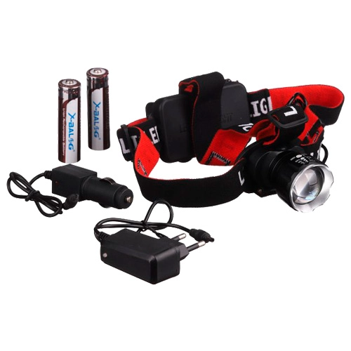 акумуляторний налобний світлодіодний ліхтар led