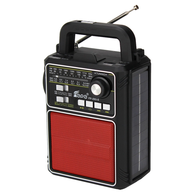 bluetooth радіоприймач із сонячною батареєю