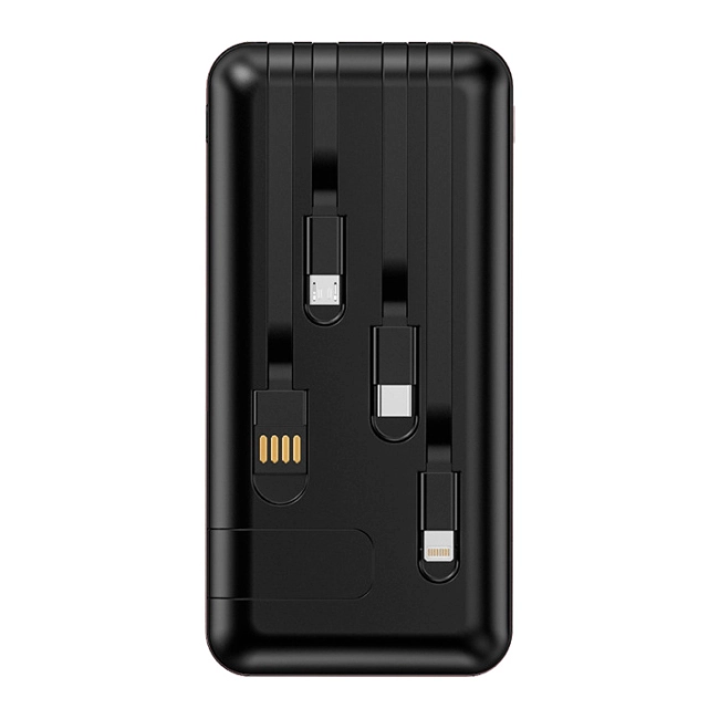 power bank с проводами для зарядки