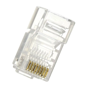RJ-45 Коннекторы для витой пары (100штук) - компьютерные разъемы коннекторы для витой пары
