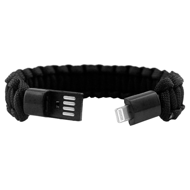 паракордовый браслет с зарядкой