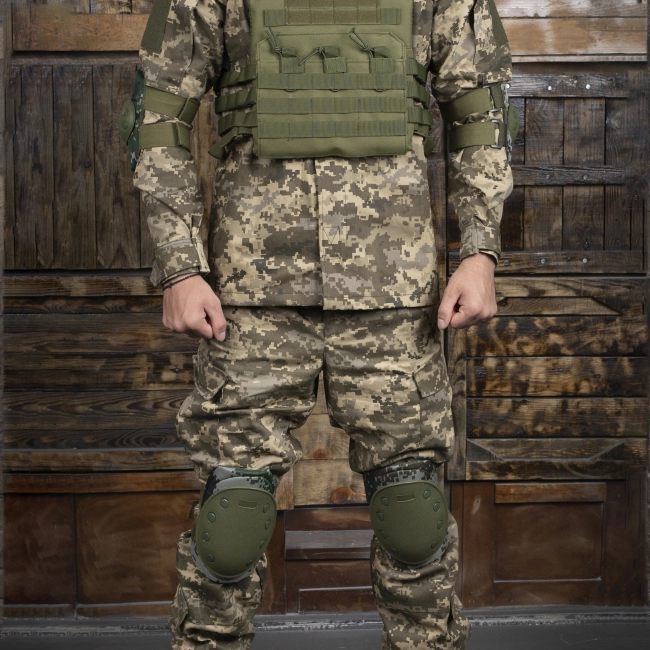 камуфляжний захист на лікті та коліна