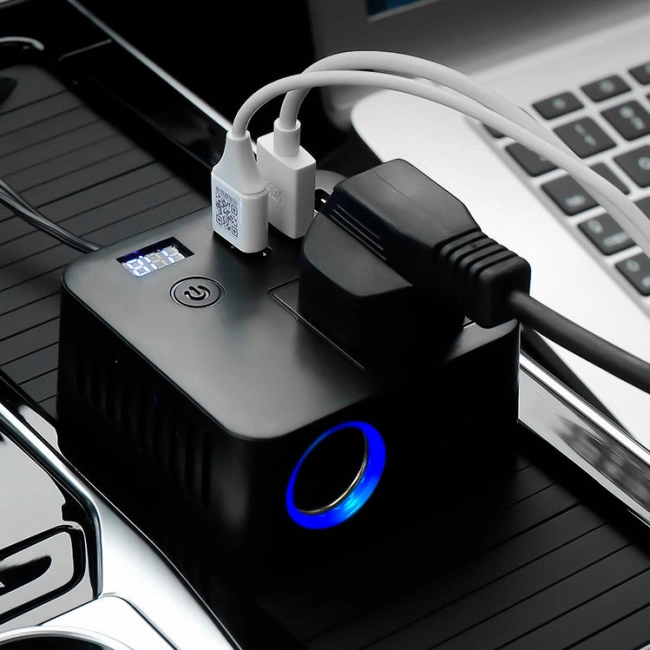 автомобильный инвертор 12 вт 220 вт