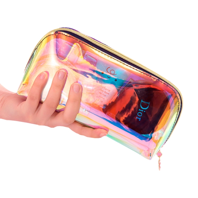 жіноча прозора косметичка