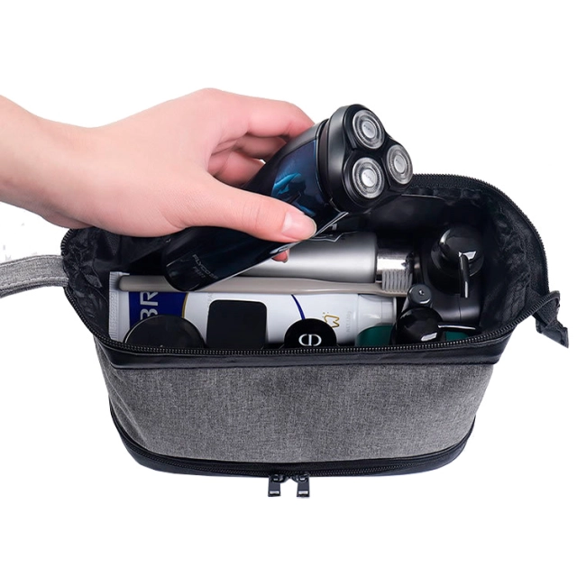 органайзер на блискавці для приладдя для гоління