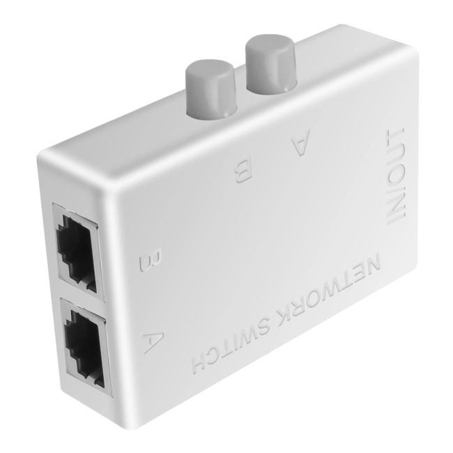 коммутатор сетевой 2 RJ45 RJ45
