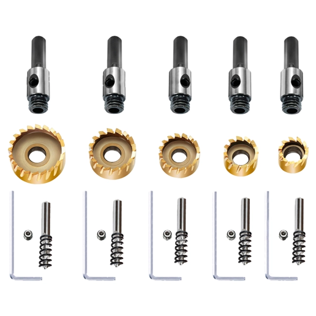 свердла корончасті по металу 5 шт
