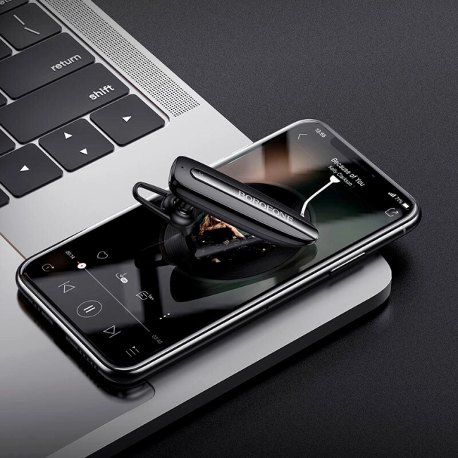 бездротова блютуз гарнітура з мікрофоном