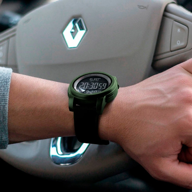 чоловічий електронний годинник skmei наручний