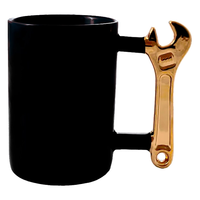 кухоль з гайковим ключем