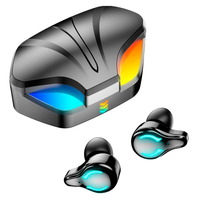 беспроводные bluetooth игровые наушники с кейсом