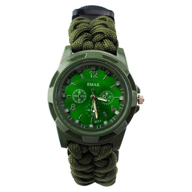 паракордовые часы для выживания