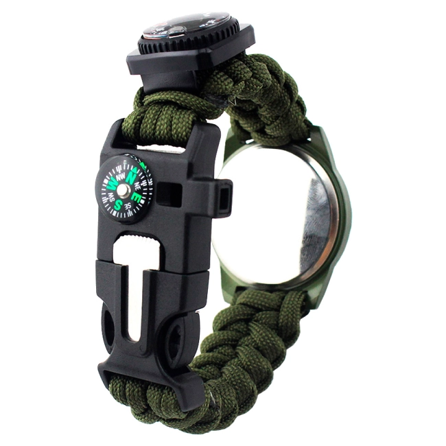 паракордовые часы с компасом