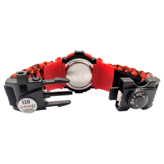 паракордовые часы для выживания